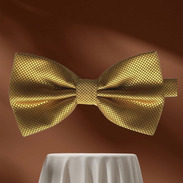 Solid-Color Adjustable Wedding Bow Tie