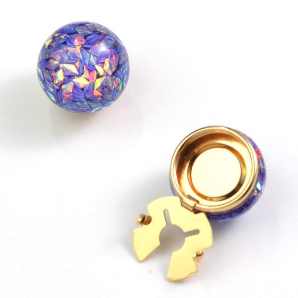 Violet Shirt Button Covers