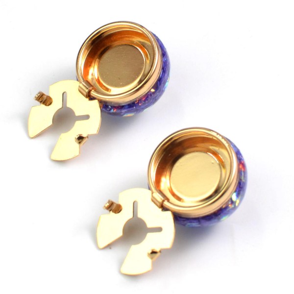 Violet Shirt Button Covers