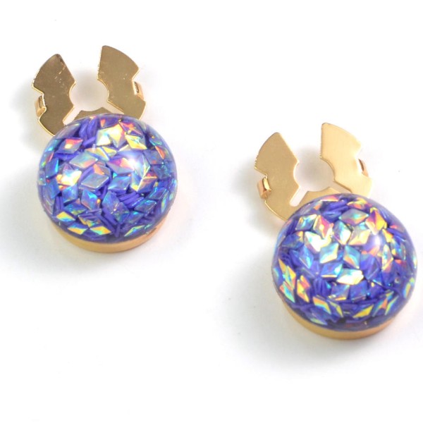 Violet Shirt Button Covers