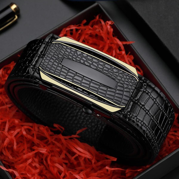 Automatic-Buckle Casual Men's Belt