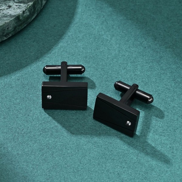 Crystal Square Cufflinks