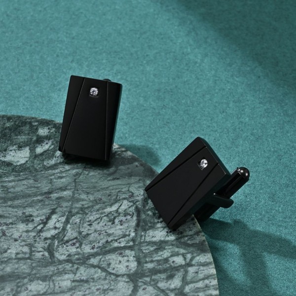 Crystal Square Cufflinks