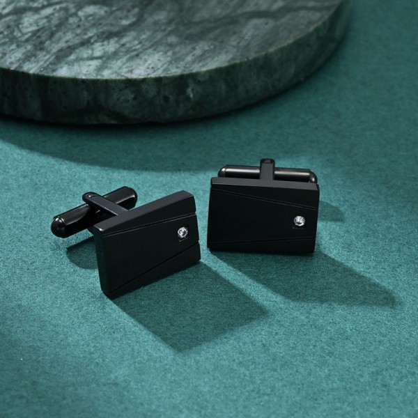 Crystal Square Cufflinks