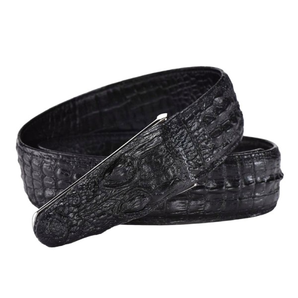 Crocodile-Pattern Men's Belt