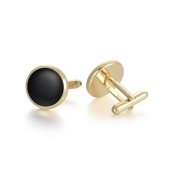 Gold-Plated Cufflink & Tie Clip Set