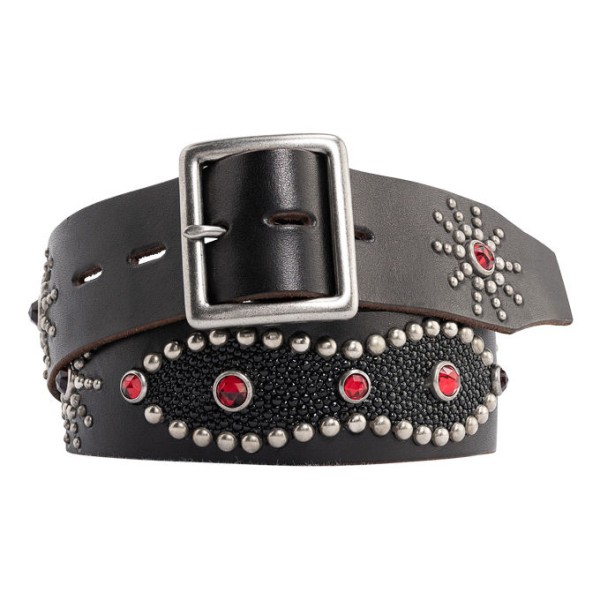 Cowhide Casual Belt with Alloy Buckle