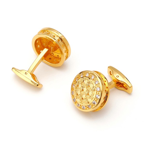 Sparkling Diamond-Embellished Cufflinks