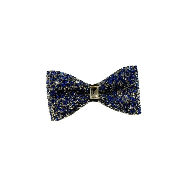 Hand-Embroidered Leather Men's Bow Tie