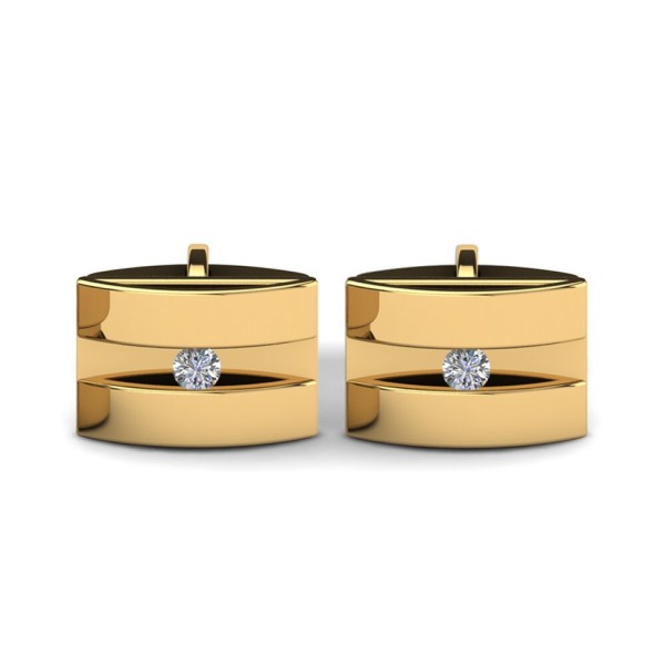 Luxury Gold-Plated Men's Cufflinks