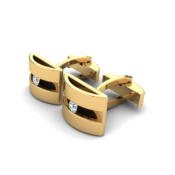 Luxury Gold-Plated Men's Cufflinks