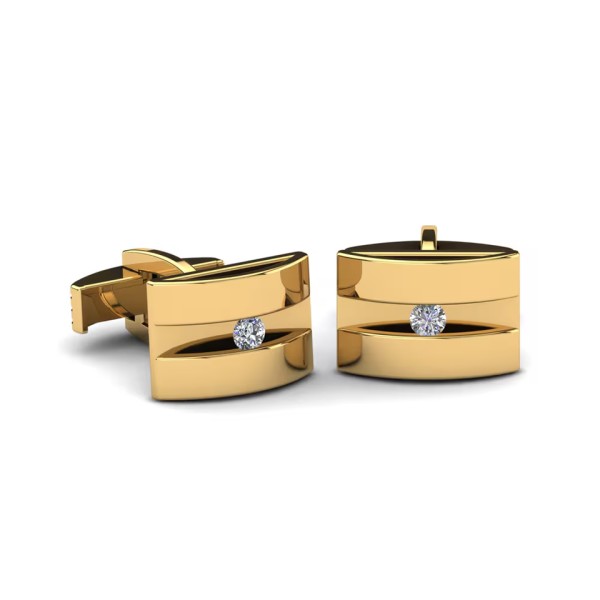 Luxury Gold-Plated Men's Cufflinks