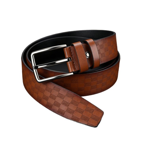 PU Leather Belt with Automatic Buckle