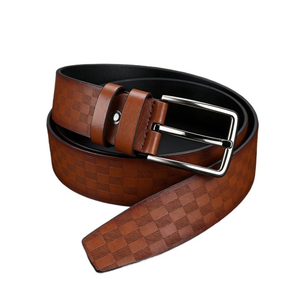 PU Leather Belt with Automatic Buckle