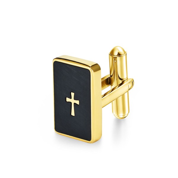 Cross-Embellished Cufflinks