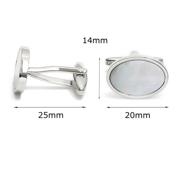 Sparkling Diamond-Embellished Shirt Cufflinks