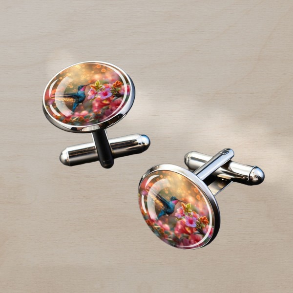 Handmade Hummingbird Cufflinks