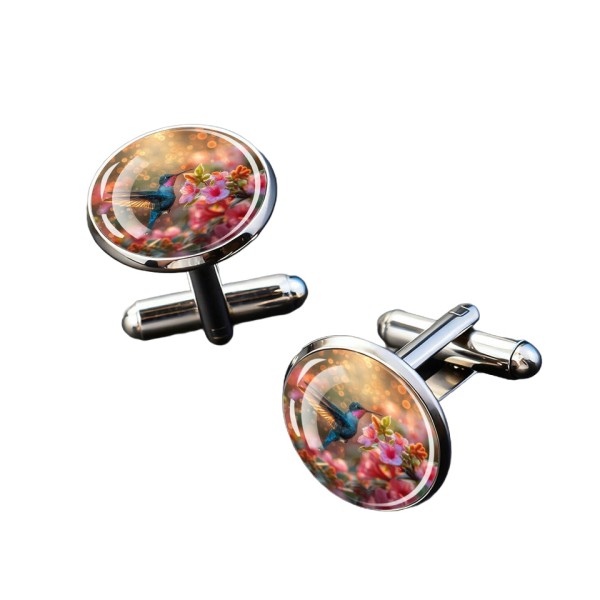 Handmade Hummingbird Cufflinks