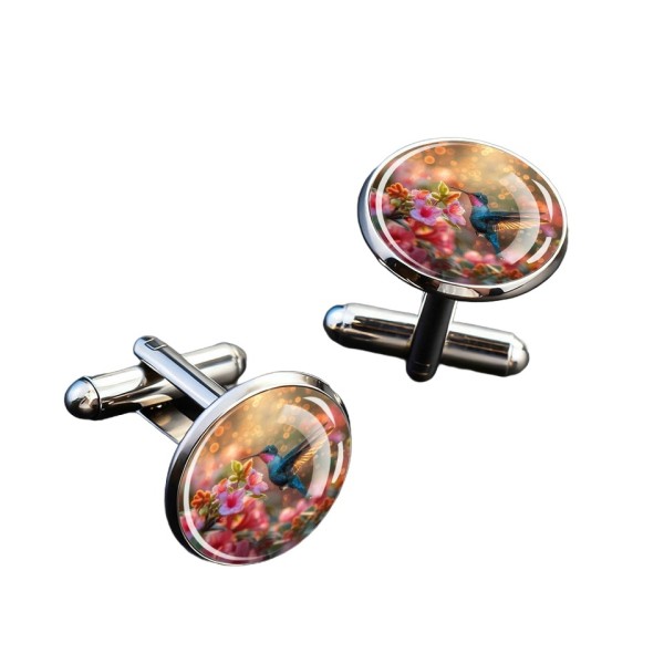 Handmade Hummingbird Cufflinks