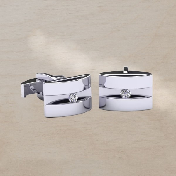 High-Quality Silver & Diamond Accessory Set