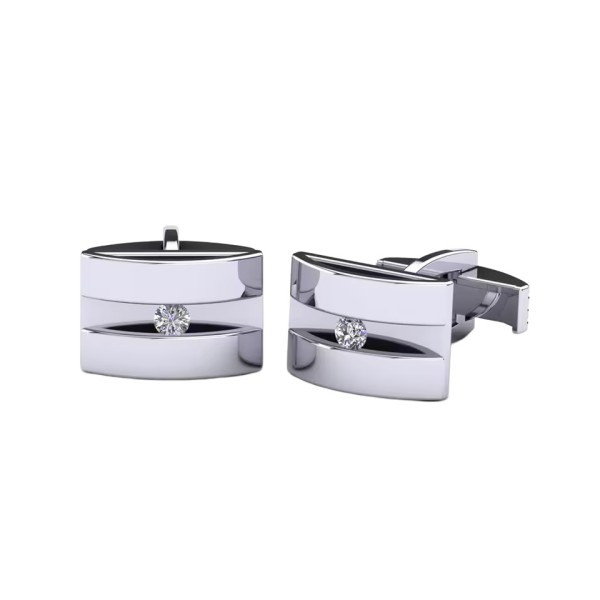 High-Quality Silver & Diamond Accessory Set