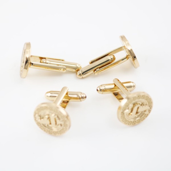 Hypoallergenic, Gold-Plated, Washable Cufflinks