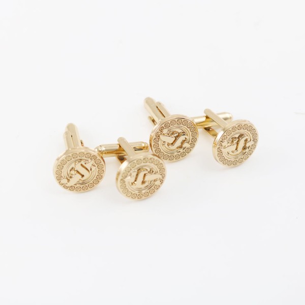Hypoallergenic, Gold-Plated, Washable Cufflinks