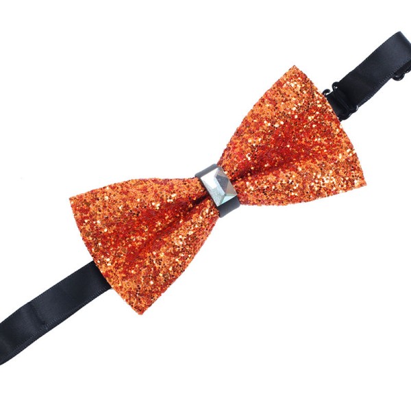 Sparkling Rhinestone-Accented Bow Tie
