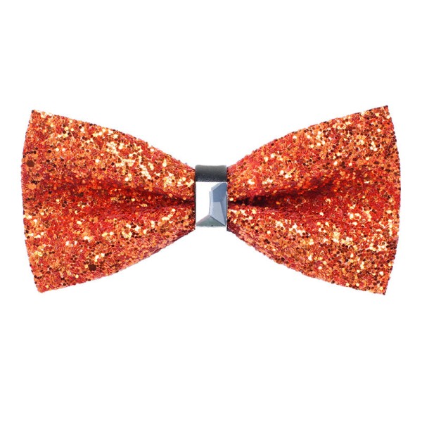 Sparkling Rhinestone-Accented Bow Tie