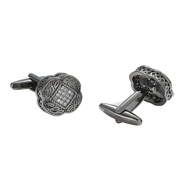 Zirconium-Gold Cufflinks