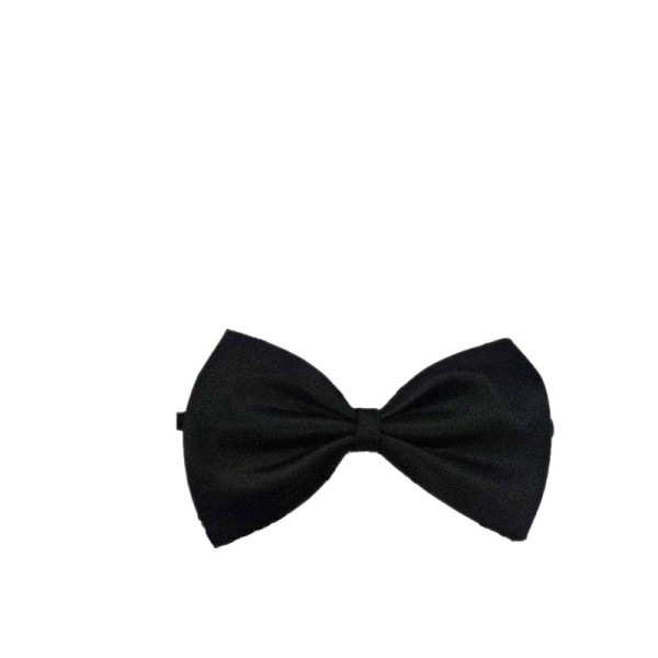 Silky-Textured Bow Tie & Pocket Square