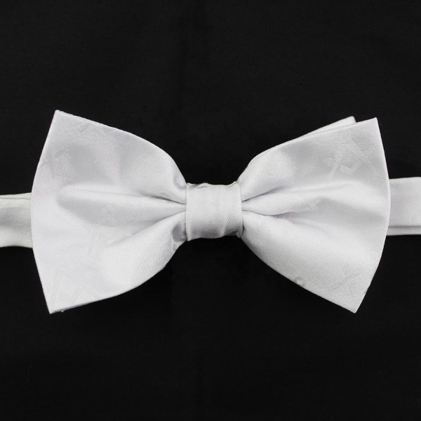 Adjustable Solid-Color Silk Bow Tie