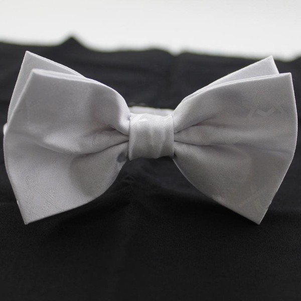 Adjustable Solid-Color Silk Bow Tie