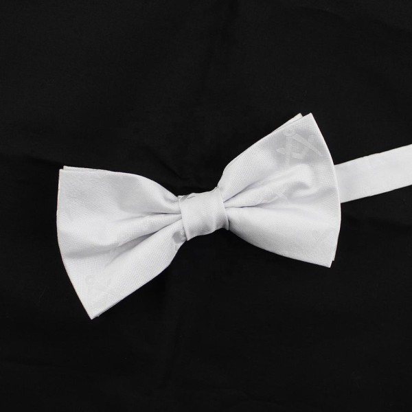 Adjustable Solid-Color Silk Bow Tie