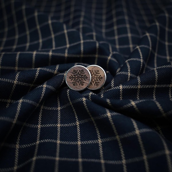 Textured Men's Cufflinks (Gift Box Included)