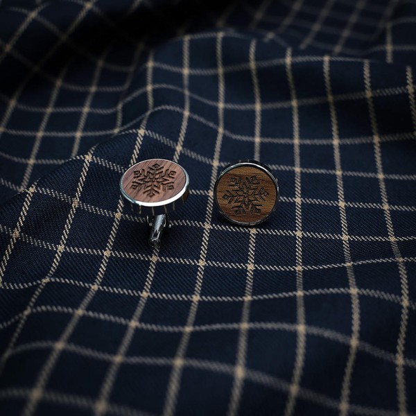 Textured Men's Cufflinks (Gift Box Included)