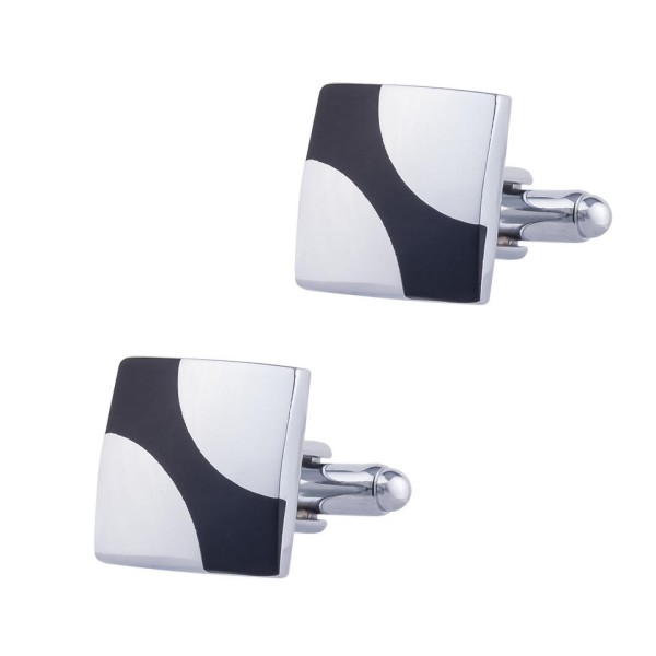 High-Quality Alloy & Enamel Cufflinks with Silver ...