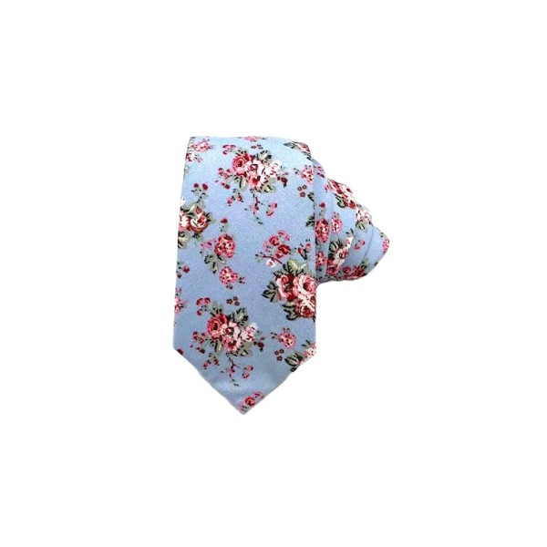 Premium Cotton-Linen Printed Wedding Tie