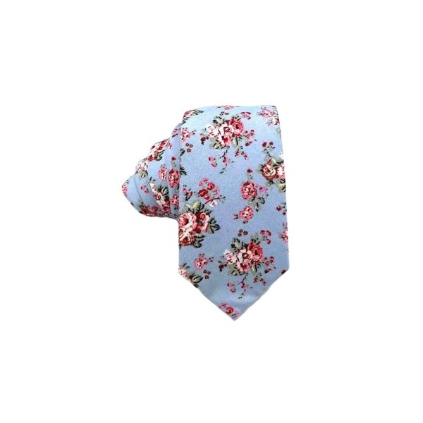 Premium Cotton-Linen Printed Wedding Tie