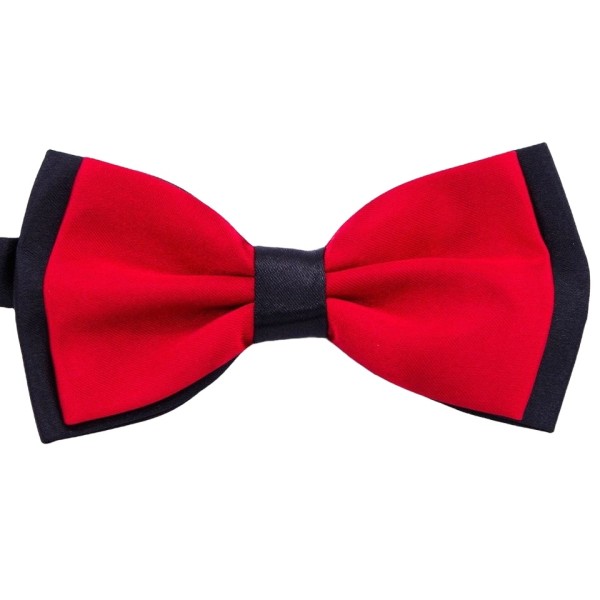Classic Solid-Color Polyester Bow Tie
