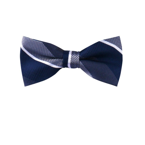 Stylish Striped Polyester Wedding Bow Tie