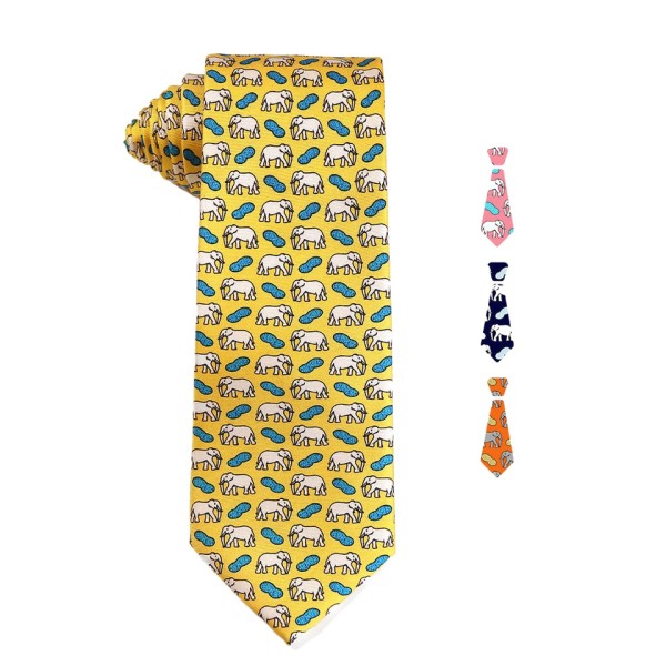 Exquisite Jacquard Silk Casual Tie