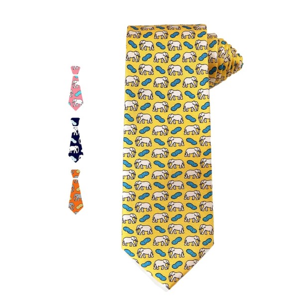 Exquisite Jacquard Silk Casual Tie