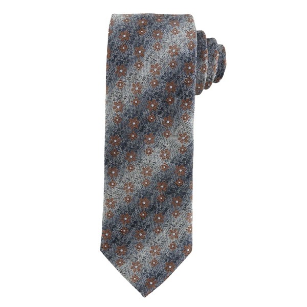 Floral Pattern Polyester-Silk Men's Tie