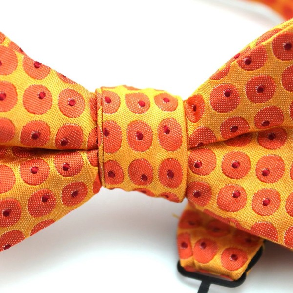 Handcrafted Geometric Silk Men's Bow Tie